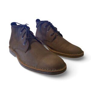 Sperry Men’s Leather Ankle Boot Size 11M. Brown Lace-Up Chukka